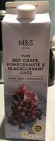 Pressed Red Grape, Pomegranate and Blackcurrant Juice