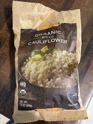 Organic Riced Cauliflower by Trader Giotto's