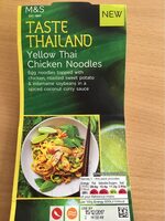 Yellow thai chicken noodles