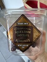 Premium Milk & Dark Chocolate Covered Almonds