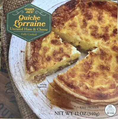 Quiche Lorraine Uncured Ham & Cheese by Trader Joe's