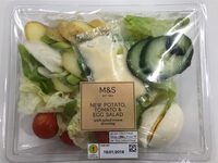 New potato, tomato & egg salad