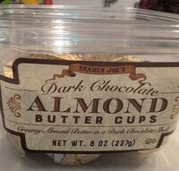 Dark Chocolate Almond Butter Cups