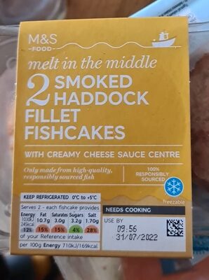 Smoked Haddock Fillet Fishcakes by M&S
