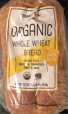 Organic Whole Wheat Bread by Trader Joe's