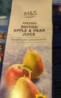 Pressed British Apple & Pear Juice