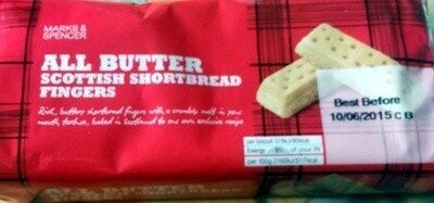 All Butter Scottish Shortbread Fingers by Marks & Spencer
