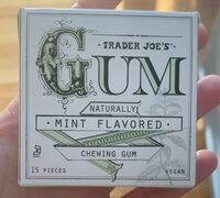 Gum Naturally Mint Flavored Chewing Gum