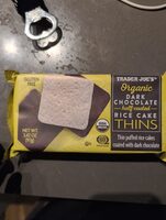 Dark Chocolate Mocha Rice Cake Thins