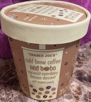 Cold brew coffee and boba