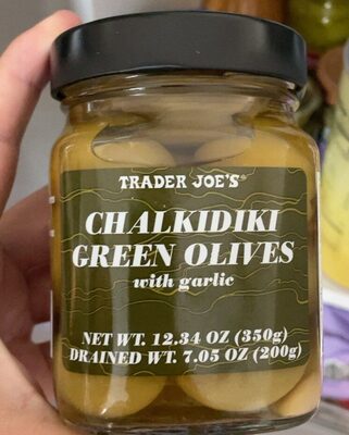 Chalkidiki green olives by Trader Joe's