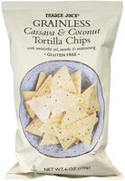 Grainless Cassava & coconut tortilla chips