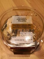 Marinated anchovy fillets