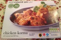 Chicken Korma with Spiced Basmati Rice