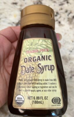 Organic Date Syrup by Trader Joe's