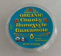 Organic Chunky Homestyle Guacamole