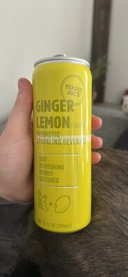 Ginger Lemon Flavored Probiotic Sparkling Beverage by Trader Joe's