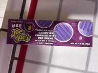 Ube vanilla flavored sandwich cookies