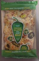 Cheddar Jalapeño pull apart bread