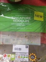 Singapore Noodles with Carrots, Butternut & Pak Choi