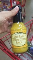 Thai style yellow curry sauce