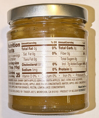 Granny Smith Apple & Calvados Spirited Fruit Spread by Trader Joe's