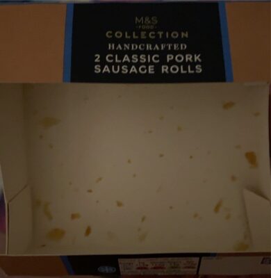 2 Classic Pork Sausage Rolls by M&S Collection