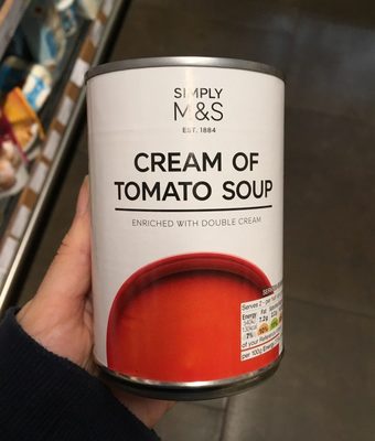 Cream of tomato soup by M&S Food