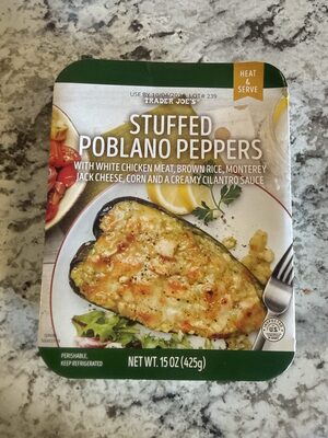 Stuffed Poblano Peppers by Trader Joe's