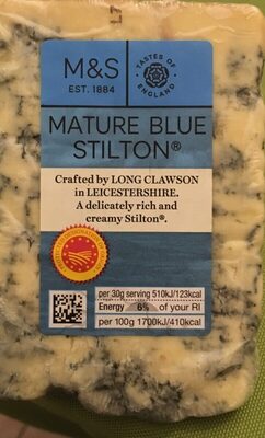 Mature Blue Stilton by Marks & Spencers