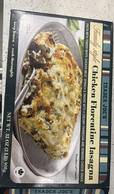 Chicken Florentine Lasagna by Trader Joe's