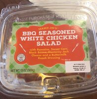Salad With Bbq Flavored Chicken