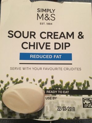Sour cream & chive dip by Marks & Spencer
