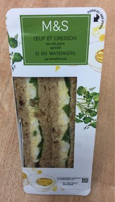 Œuf et Cresson sur Pain Spécial by Marks & Spencers