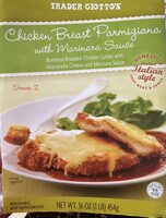 Chicken Parmigiana with Marinara Sauce