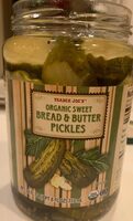 Organic sweet bread & butter pickles