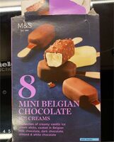 Mini Belgian Chocolate Ice creams