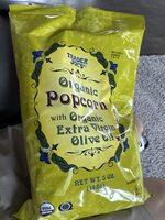 Organic Popcorn with Organic Extra Virgin Olive Oil