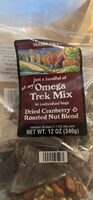 Omega Trek Mix Dried Cranberry & Roasted Nut Blend