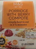 Porridge with Berry compote