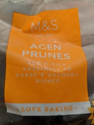 Agen prunes by Marks & Spencer