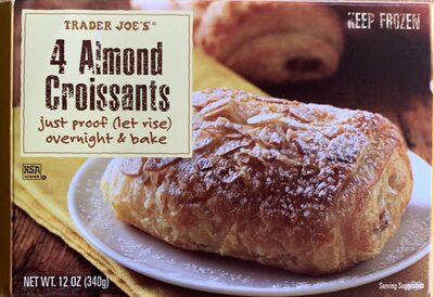 4 Almond Croissants by Trader Joe's