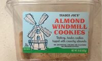 Almond windmill cookies