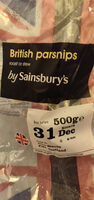 British parsnips