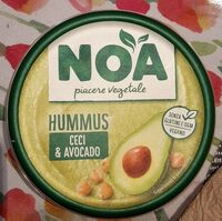 Hummus ceci e avocado