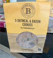 5 Oatmeal & Raisin Cookies