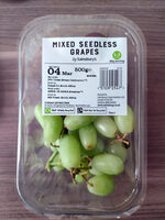 Mixed seedless grapes