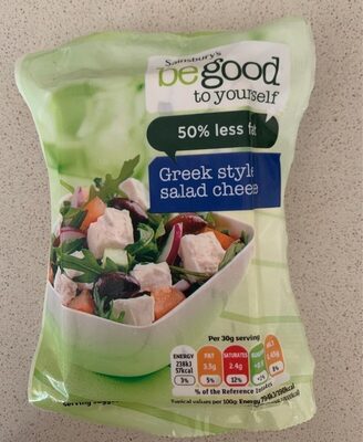 Greek style salad cheese by Sainsbury's Be Good to Yourself