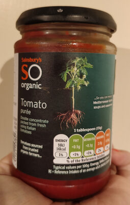 Tomato Puree Double Concentrate by Sainsbury's