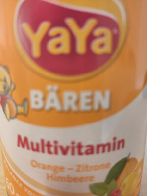 Bären Multivitamin Orange / Zitrone / Himbeere by YaYa